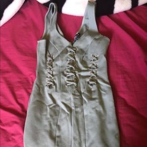 Fashion Nova Green Dress